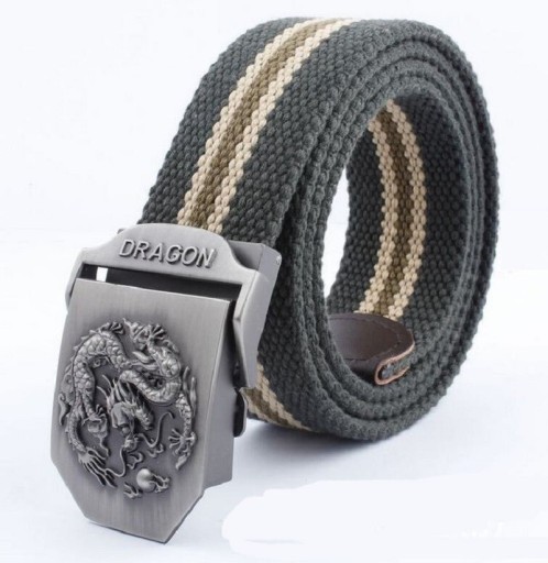 Stoffen riem met draak