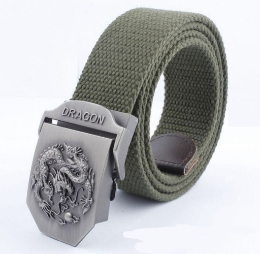 Stoffen riem met draak