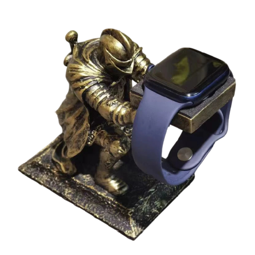 Stojan na hodinky nabíjecí dekorativní držák 15x14,5x7,8 cm stojánek pro chytré hodinky a noční stolek pracovní stůl