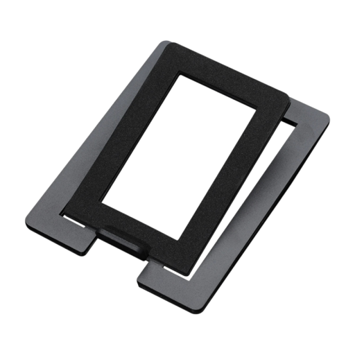Stolný držiak reproduktora stojan so základňou z uhlíkovej ocele tlmenie vibrácií 15,5 x 11,5 cm vnútorné 12 x 8 cm pre počítačové reproduktory