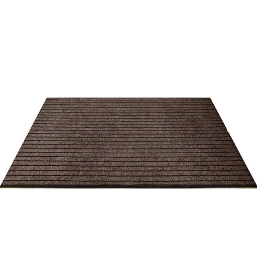 Større stribet indendørs måtte 50 x 80 cm med skridsikker underside til indgang, entre og gang i hus eller lejlighed, nem vedligeholdelse