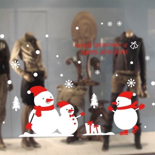 Stort juleglasklistermærke