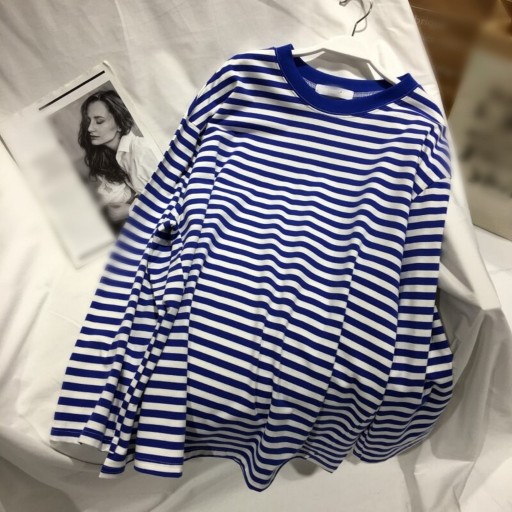 Stribet sweater til kvinder A2196