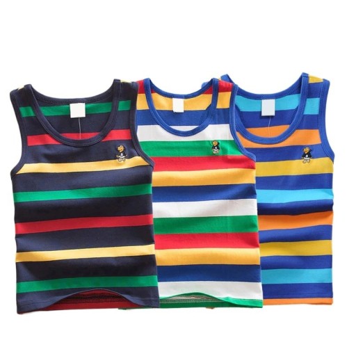 Stribet tanktop til drenge