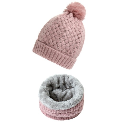 Strickmütze und Halstuch für Kinder