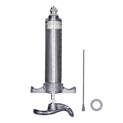 Stříkačka na krmení ptáků 20 ml plastová dávkovací pomůcka s trubičkou pro papoušky a drobné ptactvo ruční krmení