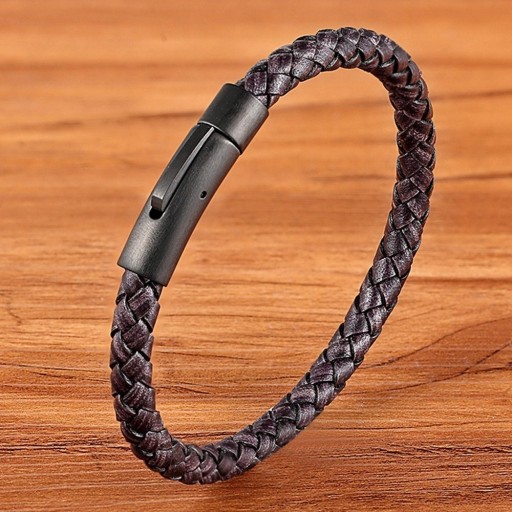 Strikket armbånd til mænd