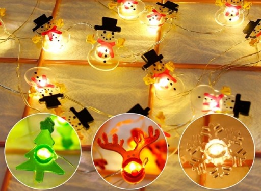 Stringa di luci LED natalizie