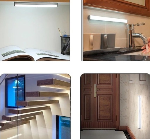 Striscia LED luminosa con sensore di movimento 30 cm