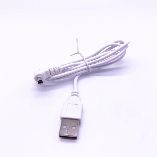 Strømkabel 5V DC 3,5 x 1,35 til USB 1 m 2 stk.