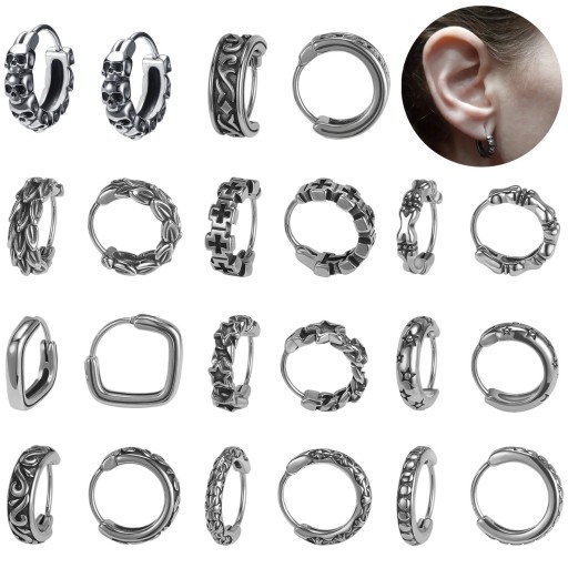 Στρογγυλά σκουλαρίκια G2559