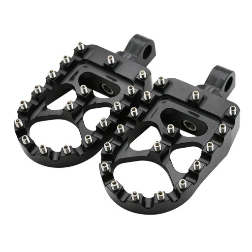 Stupačky na motocykl 57 × 88 mm otočné 360° montážny otvor 10 mm jednofarebné univerzálne pre väčšinu motocyklov