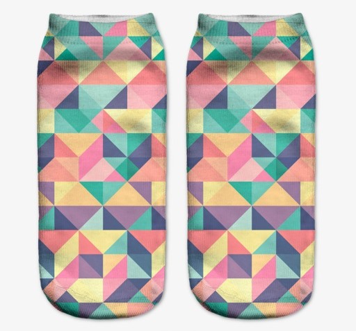 Stylische Socken mit Aufdruck