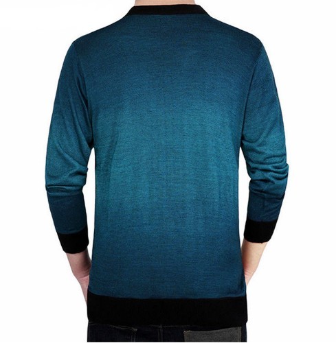 Stylischer Herrenpullover - Blau J3351