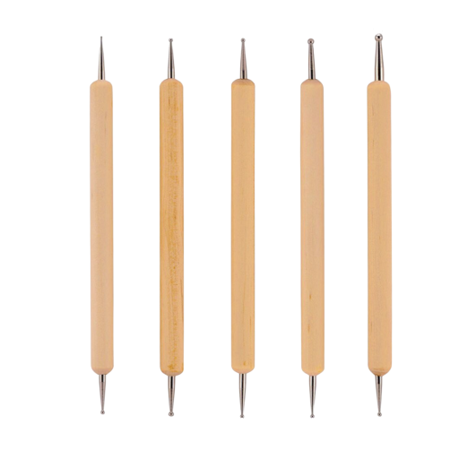 Stylo à pois 5 pcs