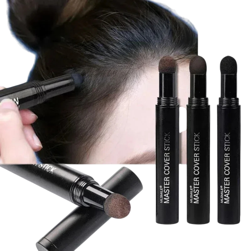 Stylo poudre remplisseur pour la ligne des cheveux Correcteur des tempes Mise en valeur du volume des cheveux Couverture du cuir chevelu