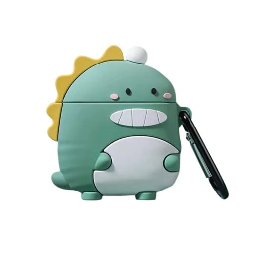 Stylowa ochrona dla AirPods 3 z motywem dinozaura Ochrona przed zarysowaniami, kurzem i uderzeniami, zapobiega przypadkowemu otwarciu