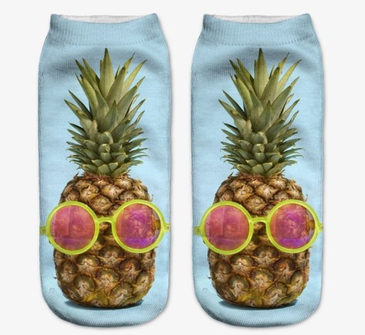 Stylowe skarpetki z nadrukiem