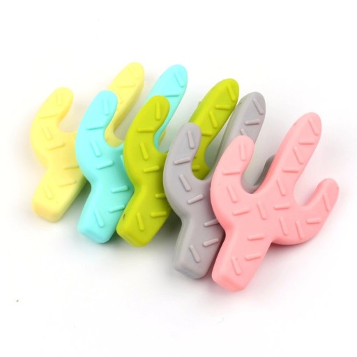 Sucette en silicone en forme de cactus J995