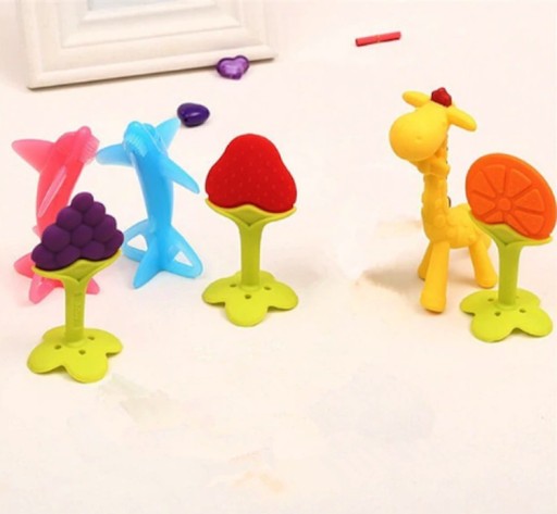 Sucette en silicone en forme de fruit J3426