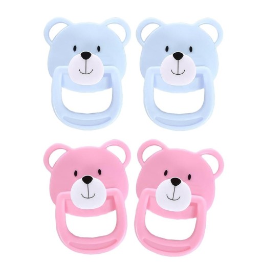 Sucette pour poupée ours