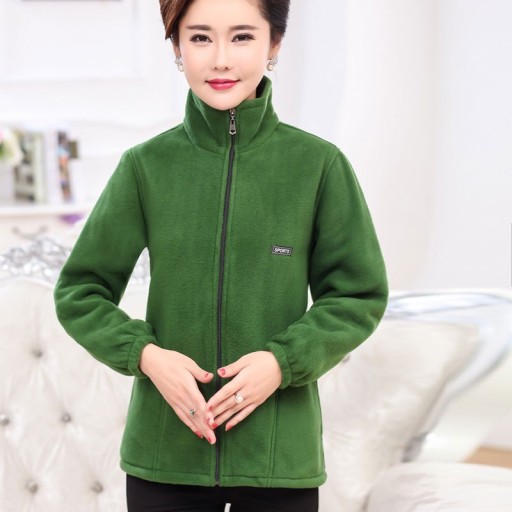 Sudadera con capucha y cremallera aislante para mujer