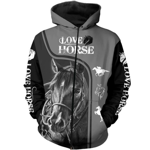 Sudadera de caballo para hombre
