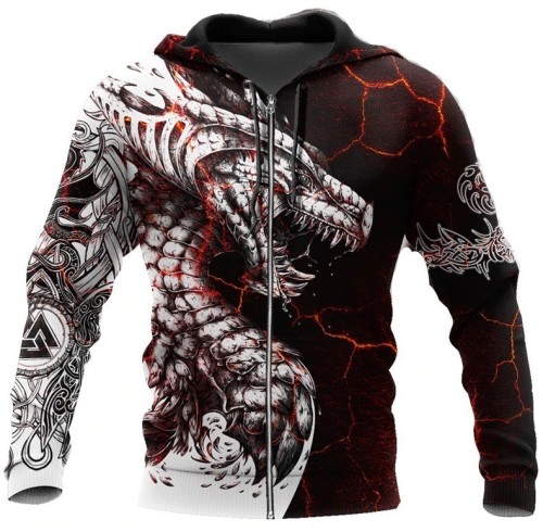 Sudadera de hombre con dragón