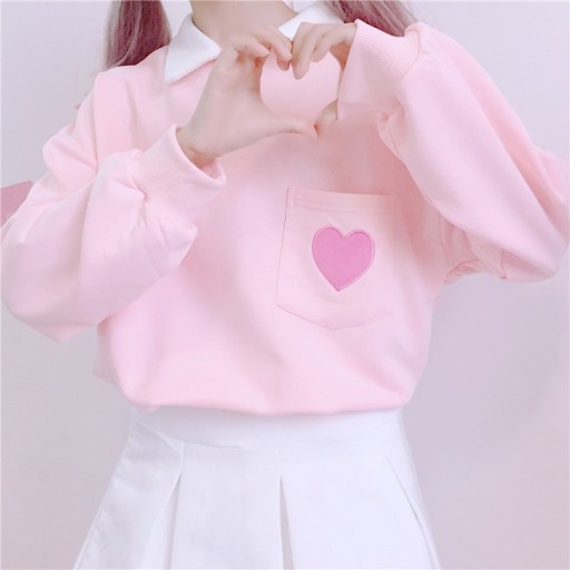 Sudadera de mujer con cuello