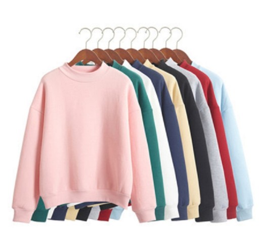 Sudadera de mujer en color liso