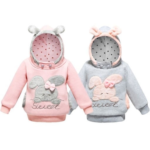 Sudadera niña con conejo