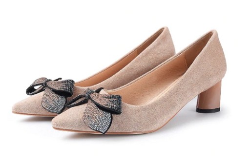 Suède pumps voor dames met strik Rosie J1762