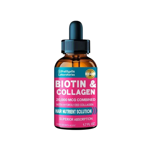 Suero para el crecimiento del cabello 50 ml Biotina Colágeno Contra la caída del cabello Crecimiento rápido Regeneración capilar Nutrición de raíces
