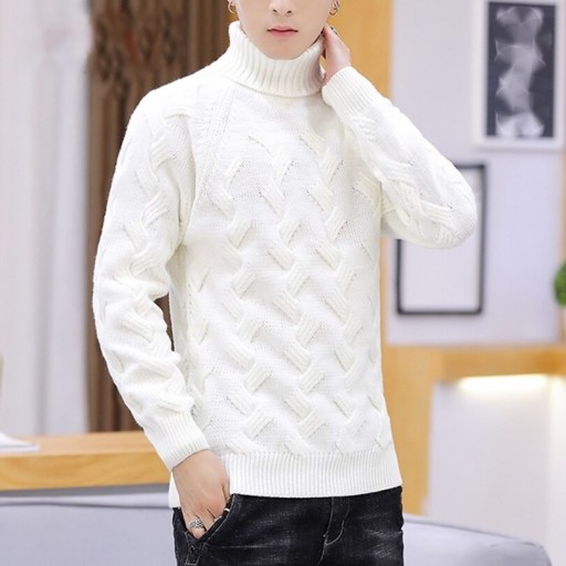 Suéter de cuello alto para hombre