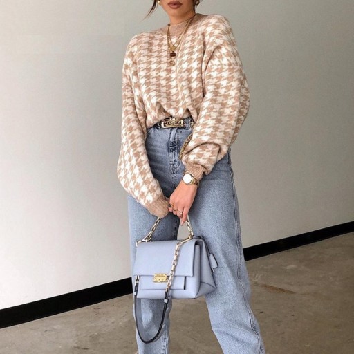 Suéter de punto para mujer A2934