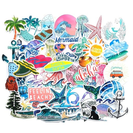 Summer Stickers 50 pcs E211