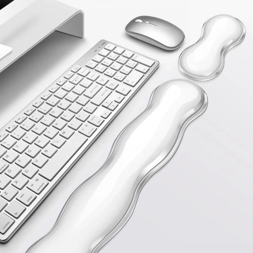 Suport ergonomic din silicon pentru încheietura mâinii 14,5 x 8 cm pentru lucrul cu mouse-ul Suport pentru mână la birou Împotriva oboselii