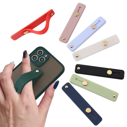 Suporte adesivo para telefone com faixa elástica Suporte universal para a parte traseira do telefone Apreensão confortável Acessórios móveis