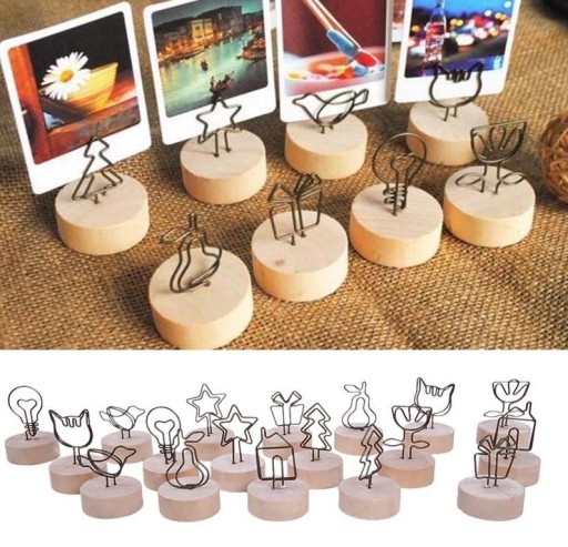 Suporte decorativo para fotografias