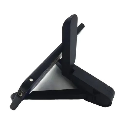 Suporte dobrável para telefone e tablet Suporte universal em plástico Suporte ajustável para visualização confortável de vídeos, leitura