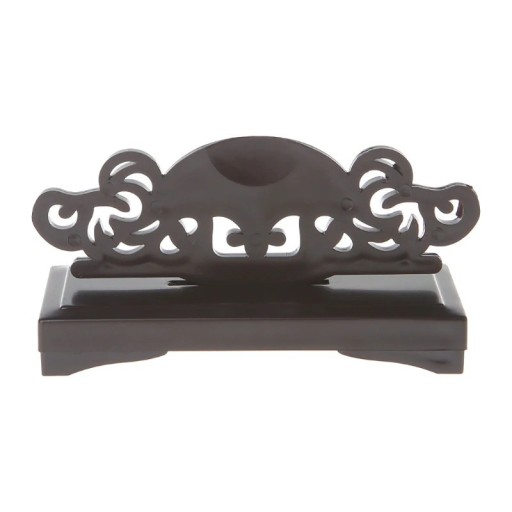 Suporte para leques com ornamento