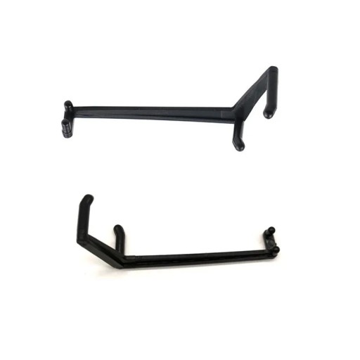 Support de plantes en plastique et formateur de branches 10 pcs 90 × 40 × 10 mm noir pour diriger les tiges et les branches des plantes