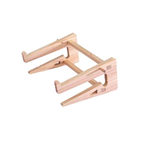 Support en bambou pour ordinateur portable