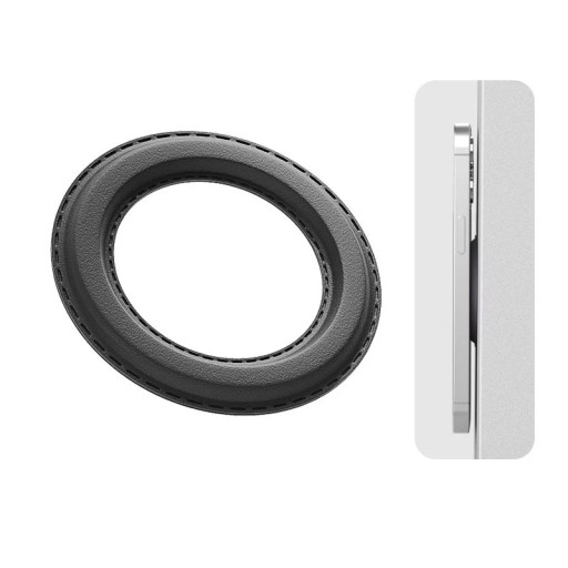 Support magnétique 360° cercle pour iPhone 14 13 12 Support rotatif universel pour téléphone Anneau magnétique