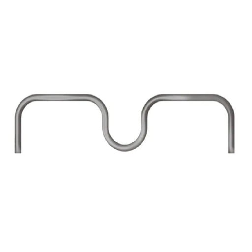 Support métallique pour branches d'arbres 10 pcs 10 cm argenté pour branches jusqu'à 1 cm pour la mise en forme et la fixation des branches d'arbres