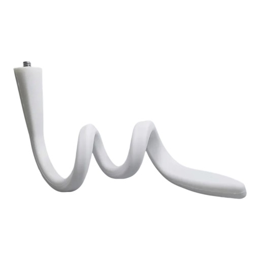 Support pour babyphone 42 cm Flexible Rotatif à 360° Filetage 1/4 pouce Surface en silicone Sans perçage Pour lit et table