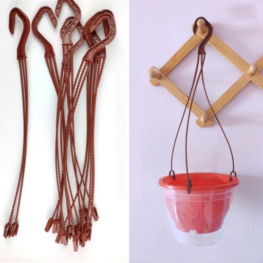 Support suspendu pour pot de fleurs 10 pcs