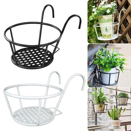 Support suspendu pour pot de fleurs