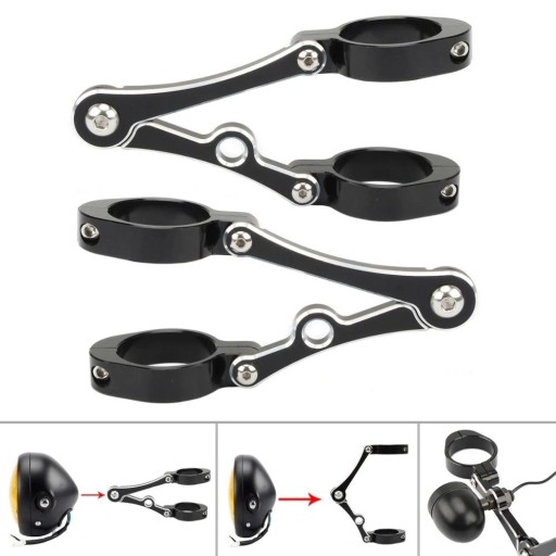 Support universel pour feux additionnels 2 pcs