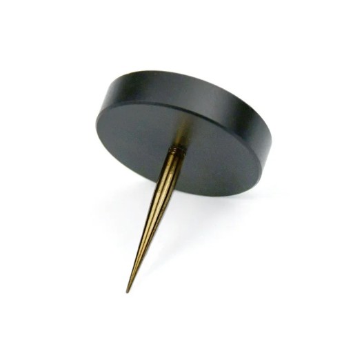 Supporto con ago per bilanciamento delle masse e fissaggio temporaneo dei componenti durante la riparazione degli orologi diametro della base 3,4 cm altezza 0,8 cm